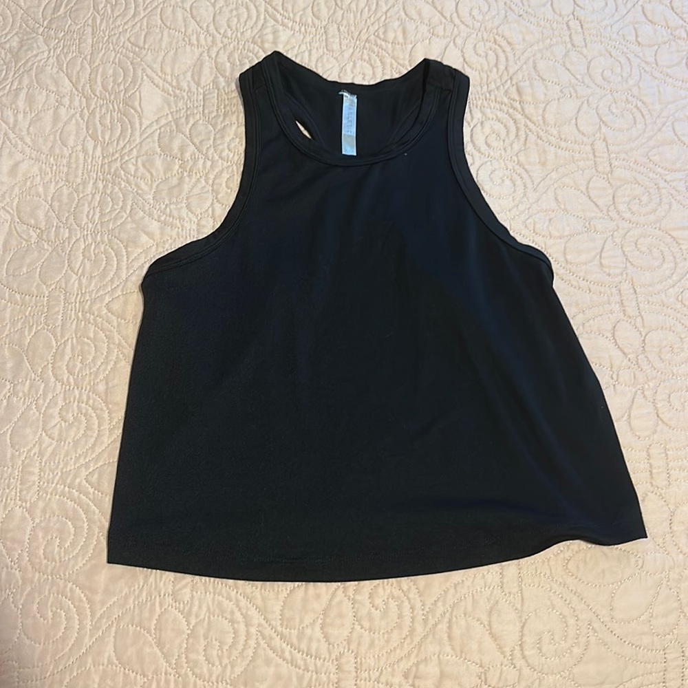 Black workout top